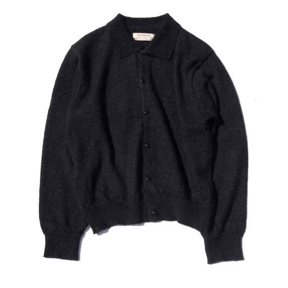 Anonymous Ism Mohair Polo Cardigan - Size L (Men’s) NWT
